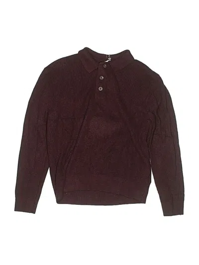 Pre-owned Gap Kids' Pullover Sweater In Burgundy