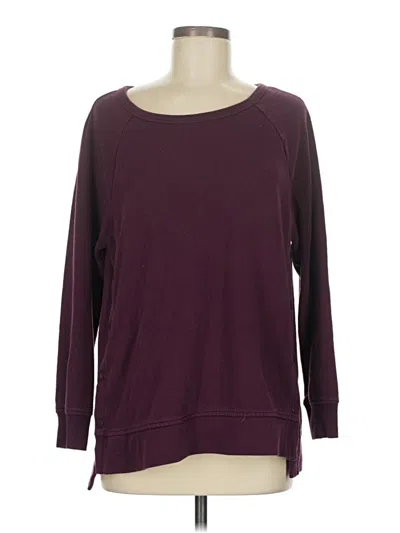 Pre-owned Gap Pullover Sweater In Burgundy