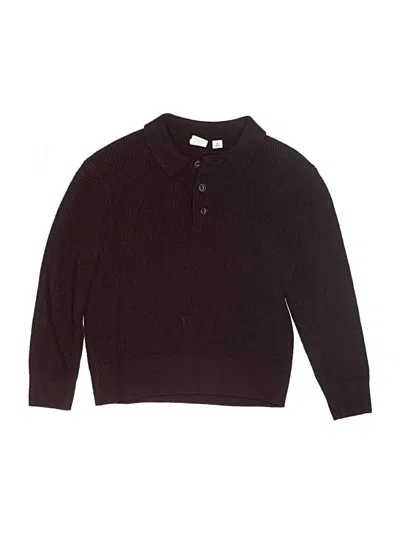 Pre-owned Gap Kids' Pullover Sweater In Burgundy