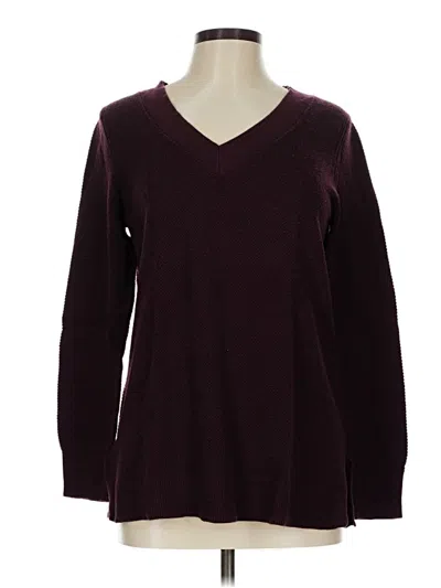 Pre-owned Gap Pullover Sweater In Burgundy