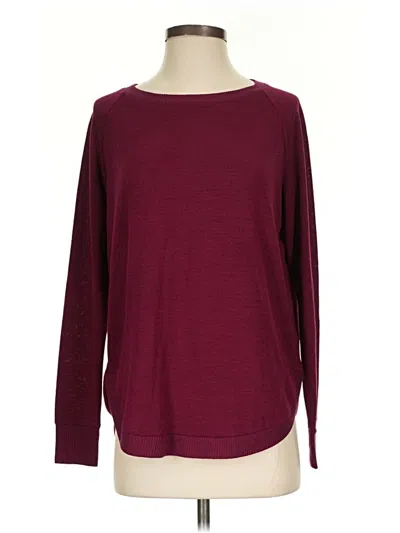 Pre-owned Gap Pullover Sweater In Burgundy