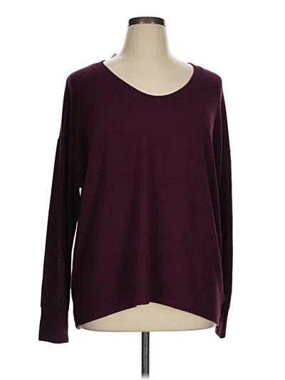 Pre-owned Gap Pullover Sweater In Burgundy