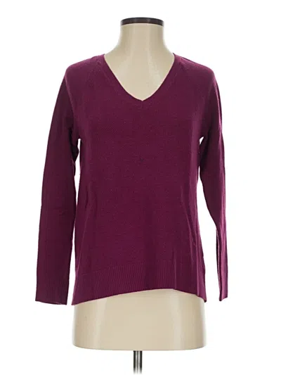 Pre-owned Gap Pullover Sweater In Burgundy