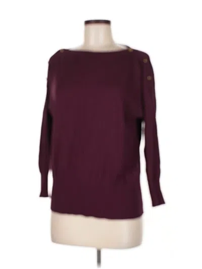 Pre-owned Gap Pullover Sweater In Burgundy