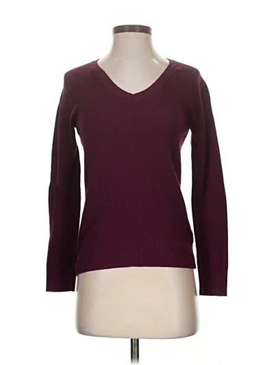 Pre-owned Gap Pullover Sweater In Burgundy