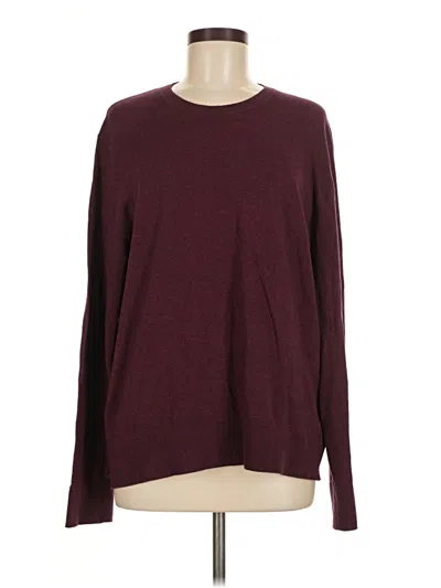 Pre-owned Gap Pullover Sweater In Burgundy