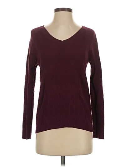 Pre-owned Gap Pullover Sweater In Burgundy