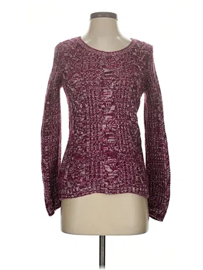 Pre-owned Gap Pullover Sweater In Burgundy