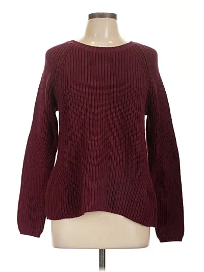Pre-owned Gap Pullover Sweater In Burgundy