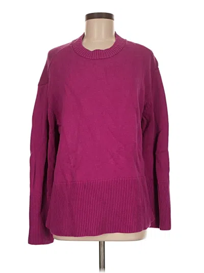 Pre-owned Gap Pullover Sweater In Burgundy