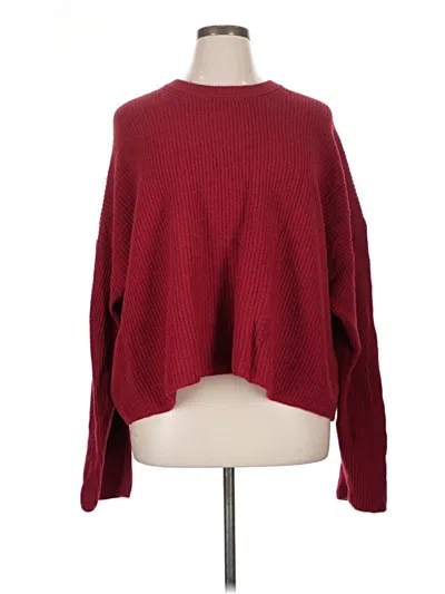 Pre-owned Gap Pullover Sweater In Burgundy