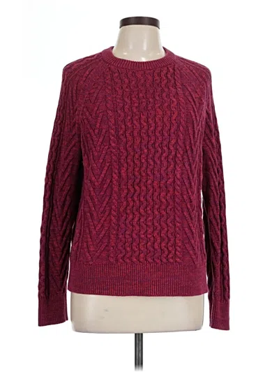 Pre-owned Gap Pullover Sweater In Burgundy