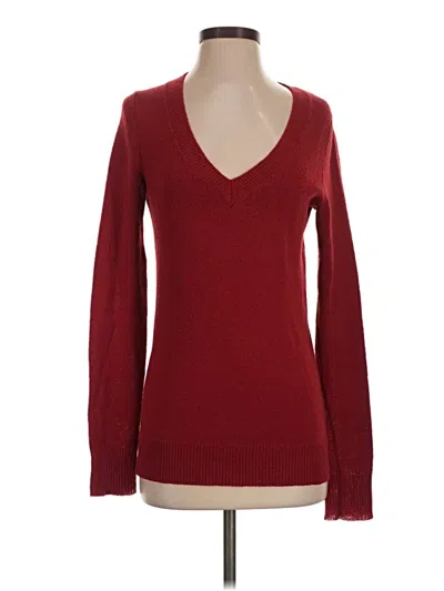 Pre-owned Gap Pullover Sweater In Burgundy