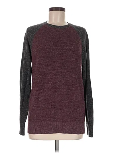 Pre-owned Gap Pullover Sweater In Burgundy