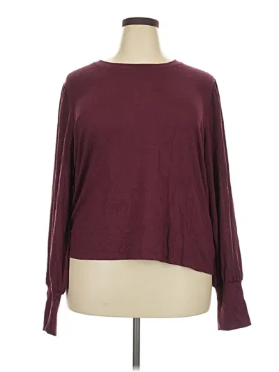 Pre-owned Gap Pullover Sweater In Burgundy