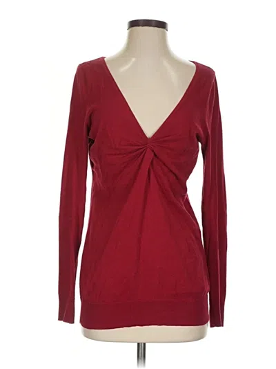 Pre-owned Gap Pullover Sweater In Burgundy