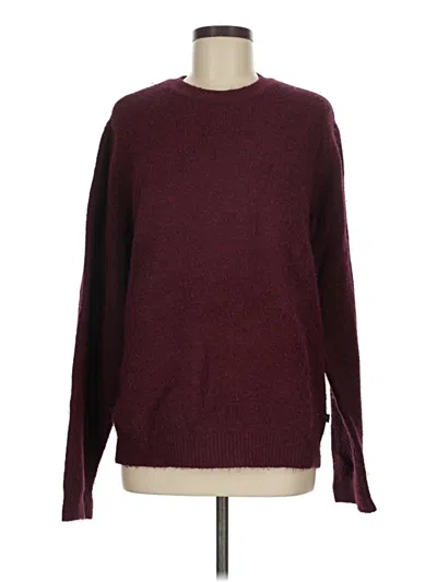 Pre-owned Gap Pullover Sweater In Burgundy