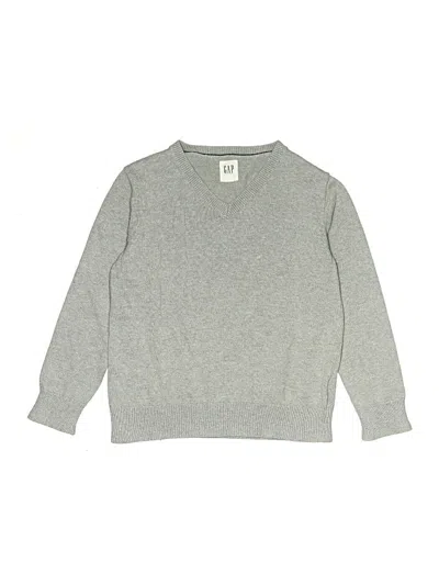 Pre-owned Gap Kids' Pullover Sweater In Gray