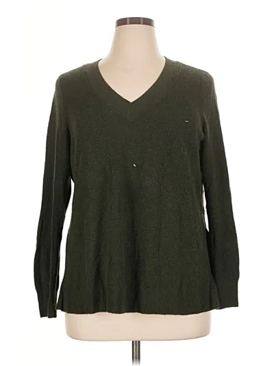 Pre-owned Gap Pullover Sweater In Green