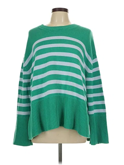 Pre-owned Gap Pullover Sweater In Green