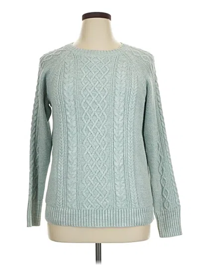 Pre-owned Gap Pullover Sweater In Green