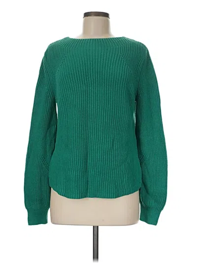 Pre-owned Gap Pullover Sweater In Green