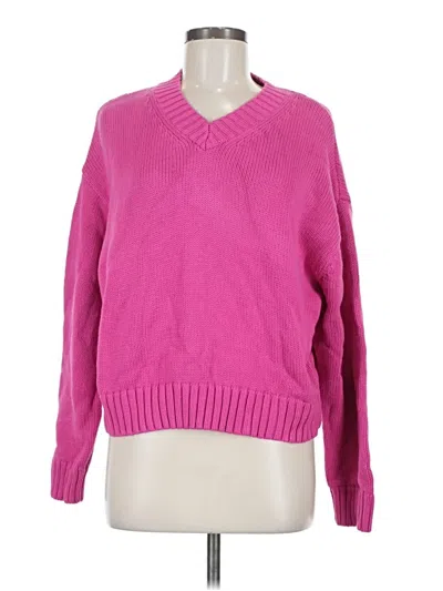 Pre-owned Gap Pullover Sweater In Pink