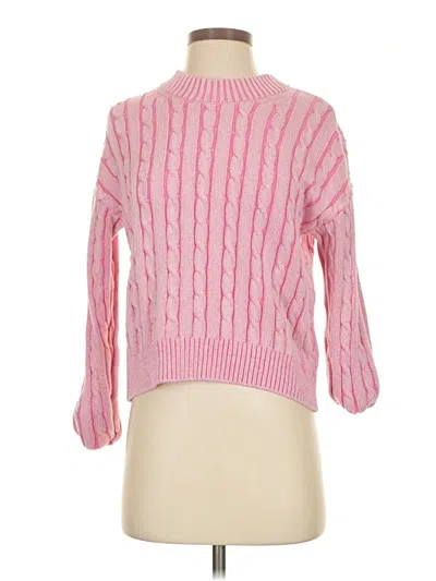Pre-owned Gap Pullover Sweater In Pink