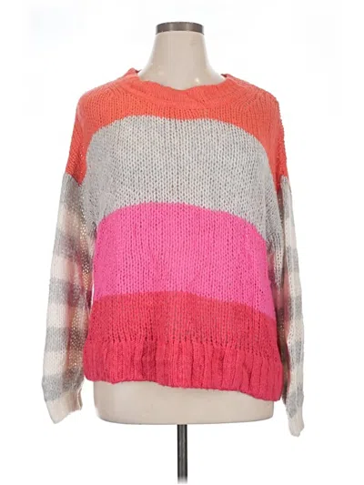 Pre-owned Gap Pullover Sweater In Pink