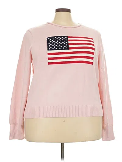 Pre-owned Gap Pullover Sweater In Pink