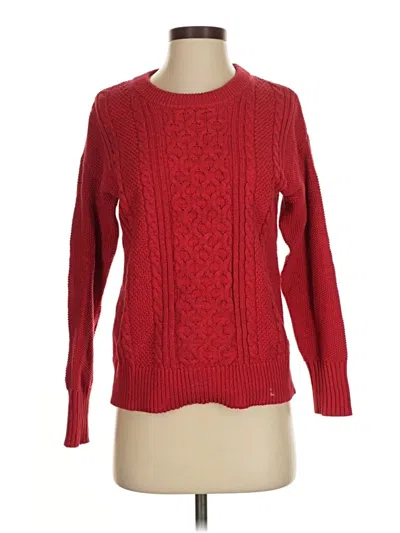 Pre-owned Gap Pullover Sweater In Red