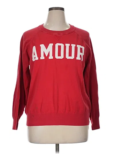 Pre-owned Gap Pullover Sweater In Red