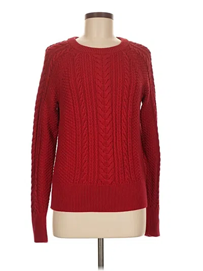 Pre-owned Gap Pullover Sweater In Red