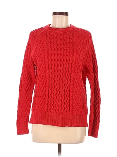 Pre-owned Gap Pullover Sweater In Red