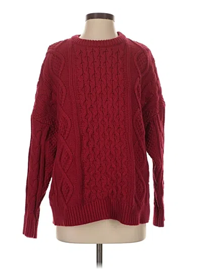 Pre-owned Gap Pullover Sweater In Red