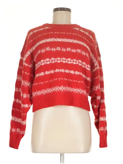 Pre-owned Gap Pullover Sweater In Red