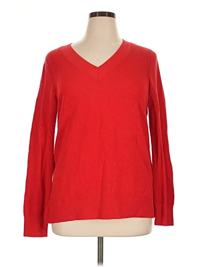 Pre-owned Gap Pullover Sweater In Red