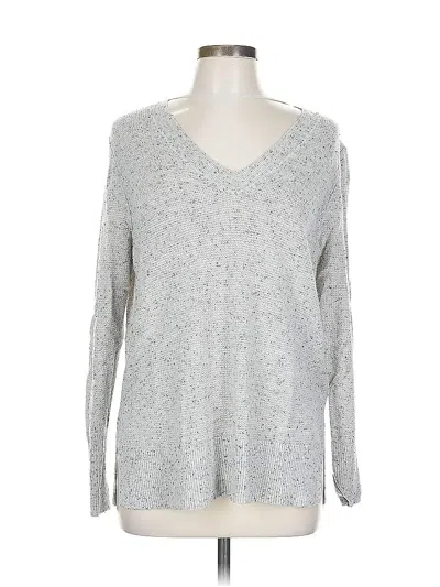 Pre-owned Gap Pullover Sweater In Silver
