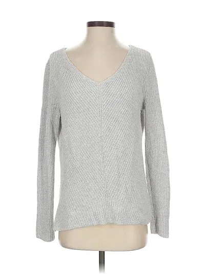 Pre-owned Gap Pullover Sweater In Silver