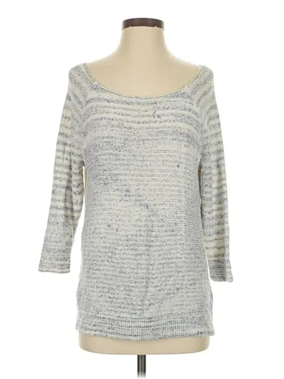 Pre-owned Gap Pullover Sweater In Silver