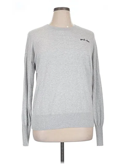 Pre-owned Gap Pullover Sweater In Silver
