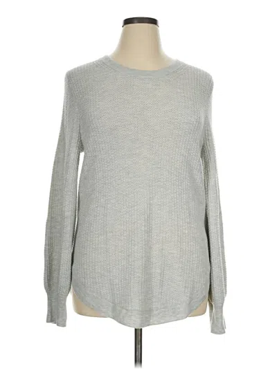 Gap Pullover Sweater In Silver