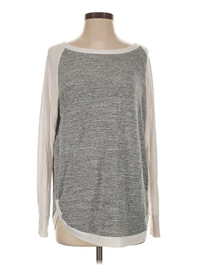 Pre-owned Gap Pullover Sweater In Silver