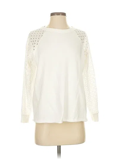 Pre-owned Gap Pullover Sweater In White