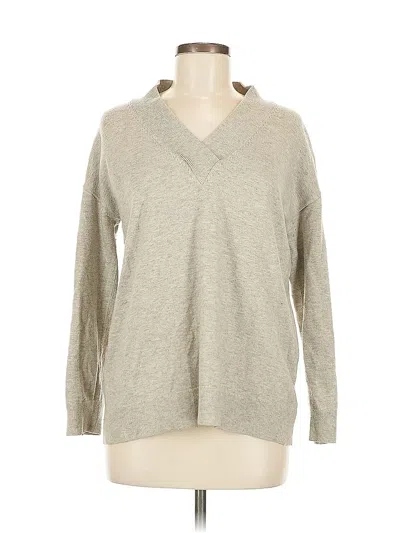 Pre-owned Gap Pullover Sweater In White