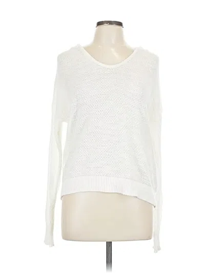 Pre-owned Gap Pullover Sweater In White