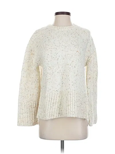 Pre-owned Gap Pullover Sweater In White
