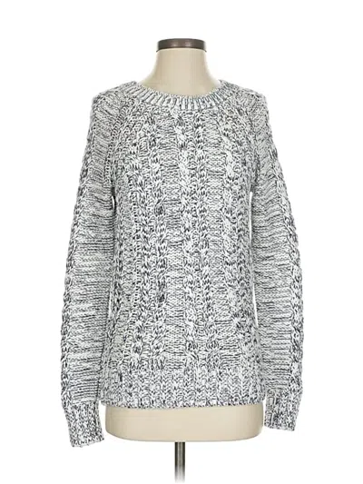 Pre-owned Gap Pullover Sweater In White