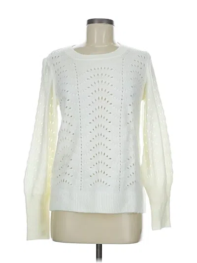 Pre-owned Gap Pullover Sweater In White