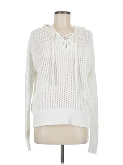 Pre-owned Gap Pullover Sweater In White